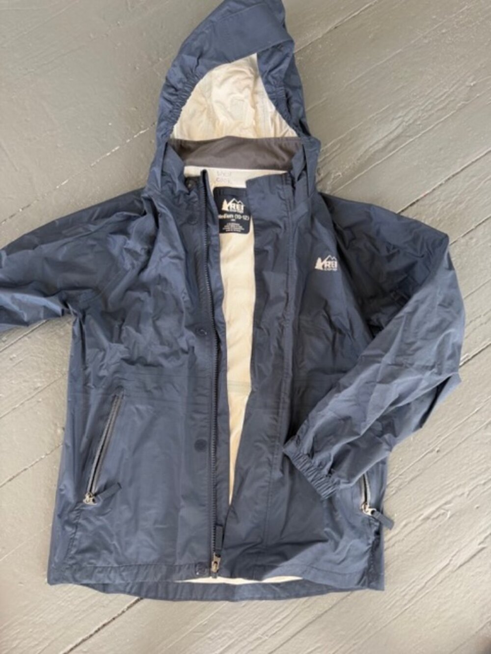 REI Co-op Kids Rain Jacket Medium (10-12) $20